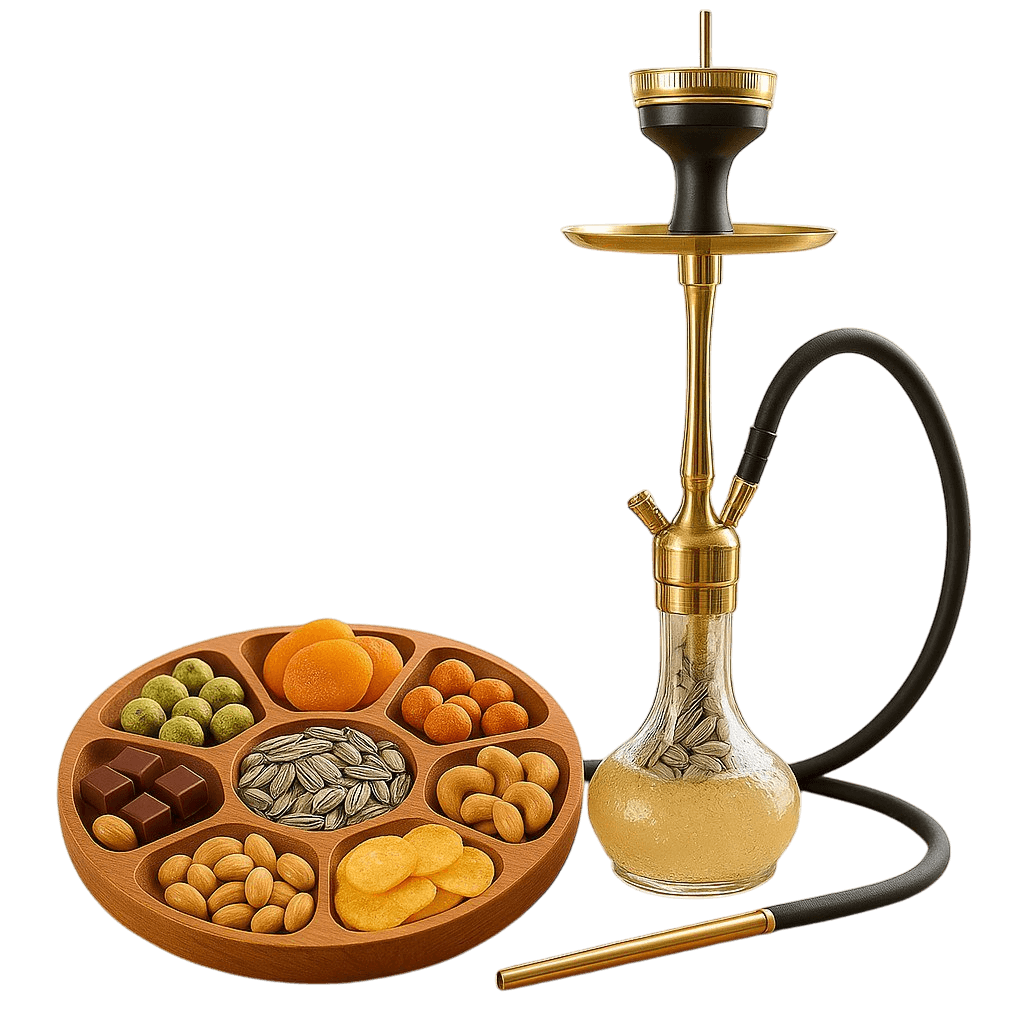 سفارش آنلاین قلیان در تهران به همراه سینی مزه